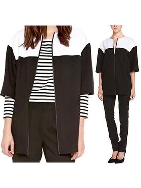 Alice + Olivia 90’s Boxy Zip Up Size Medium